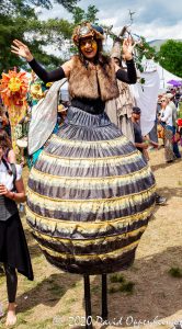 Bumblebee Costume at LEAF Festival in Black Mountain