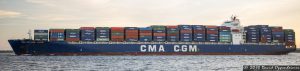 CMA CGM S.A.Container Ship in Charleston Harbor