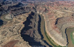 The Green River in Canyonlands National Park Aerial