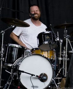 Carey Harmon on Drums with Railroad Earth