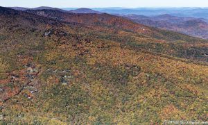 Careys Flat Avery County NC autumn colors aerial view 8260 2 scaled