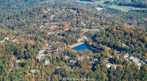 Carriage Park in Hendersonville, North Carolina Aerial View