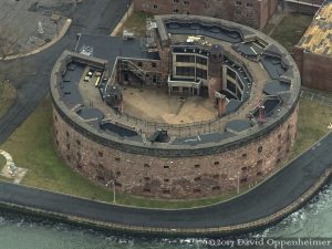 Castle Williams at Governors Island National Monument Aerial Photo