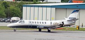 Cessna 560 N561DA Jet at Asheville Regional Airport Cessna 560 N561DA jet at Asheville Regional Airport in Fletcher, North Carolina - © 2024 David Oppenheimer - Performance Impressions aerial photography archives - https://performanceimpressions.com Cessna 560, Cessna jet, Cessna, jet, N561DA, Asheville Regional Airport, AVL, 1995 Cessna 560, Park Avenue Group, 5600314, aircraft, airplane, aviation, private jet, private, luxury, private airplane, air travel, jet set, jetset, Cessna Aircraft, Ultra, plane, United States, color, horizontal, David Oppenheimer, 1-13985601741,