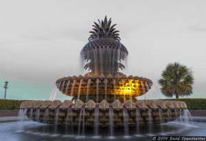 Fountain at Waterfront Park in Charleston