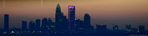 Charlotte City Skyline Nightscape