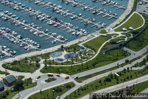 31st Street Harbor, Beach, and Park - Chicago Aerial Photo