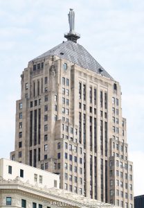 Chicago Board of Trade Building at 141 West Jackson Boulevard in Chicago, Illinois, located at the south end of LaSalle Street in the Loop financial district. Historic Art Deco commercial architecture designed by Holabird & Root featuring a limestone facade, geometric ornament, a pyramidal roof, and the Ceres statue above the tower. Built in 1930 for the Chicago Board of Trade, the building is a Chicago Landmark and National Historic Landmark – © 2026 David Oppenheimer – Performance Impressions photography archives https://performanceimpressions.com Chicago Board of Trade Building, Chicago Board of Trade, CBOT Building, CBOT, Board of Trade Building, Board of Trade, CME Group, Chicago Mercantile Exchange, 141 West Jackson, 141 West Jackson Boulevard, 141 W Jackson, West Jackson Boulevard, Jackson Boulevard, LaSalle Street, Chicago, Chicago Illinois, Illinois, United States, 60604, Downtown Chicago, Chicago Loop, Loop, financial district, architecture, Chicago architecture, architectural photography, facade, building exterior, exterior, Art Deco, Art Deco architecture, historic architecture, landmark building, Chicago Landmark, National Historic Landmark, historic building, commercial architecture, office architecture, office tower, office building, commercial building, building, tower, high-rise, skyscraper, limestone facade, stone facade, geometric ornament, pyramidal roof, Ceres statue, Ceres, trading floor, commodities exchange, financial exchange, futures exchange, stock exchange, financial markets, business district, downtown, urban, American architecture, Illinois architecture, daylight, financial center, business center, Chicago skyscraper, Chicago office tower, Holabird and Root, Holabird & Root, John A Holabird, John Wellborn Root Jr, Alvin Meyer, John Storrs, Hegeman Harris, Murphy Jahn, LaSalle Street canyon, commercial photography, commercial imagery, image licensing, licensing, photography licensing, David Oppenheimer, vertical, 1-15156784411
