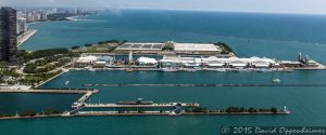 Chicago Navy Pier Aerial Photo