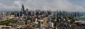 Chicago Skyline Aerial Photo