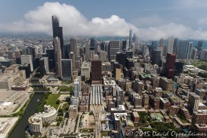 Chicago Skyline Aerial Photo