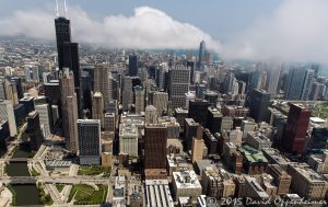 Chicago Skyline Aerial Photo