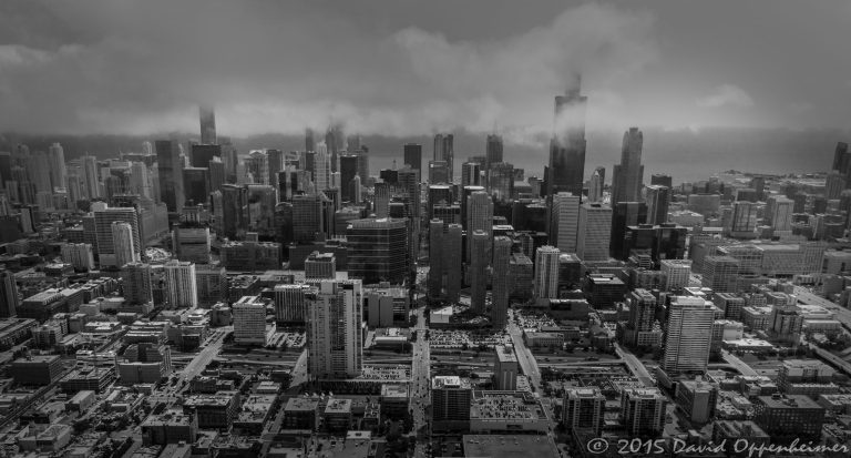 Chicago Skyline Aerial Photo