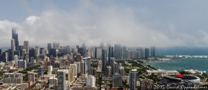 Chicago Skyline Aerial Photo