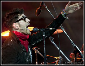 David Macklovitch (Dave 1) with Chromeo at Moogfest