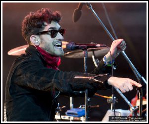 David Macklovitch (Dave 1) with Chromeo at Moogfest