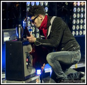 David Macklovitch (Dave 1) with Chromeo at Moogfest