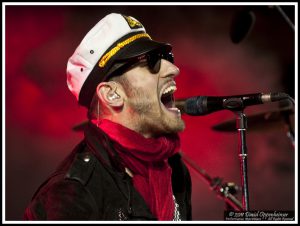 David Macklovitch (Dave 1) with Chromeo at Moogfest