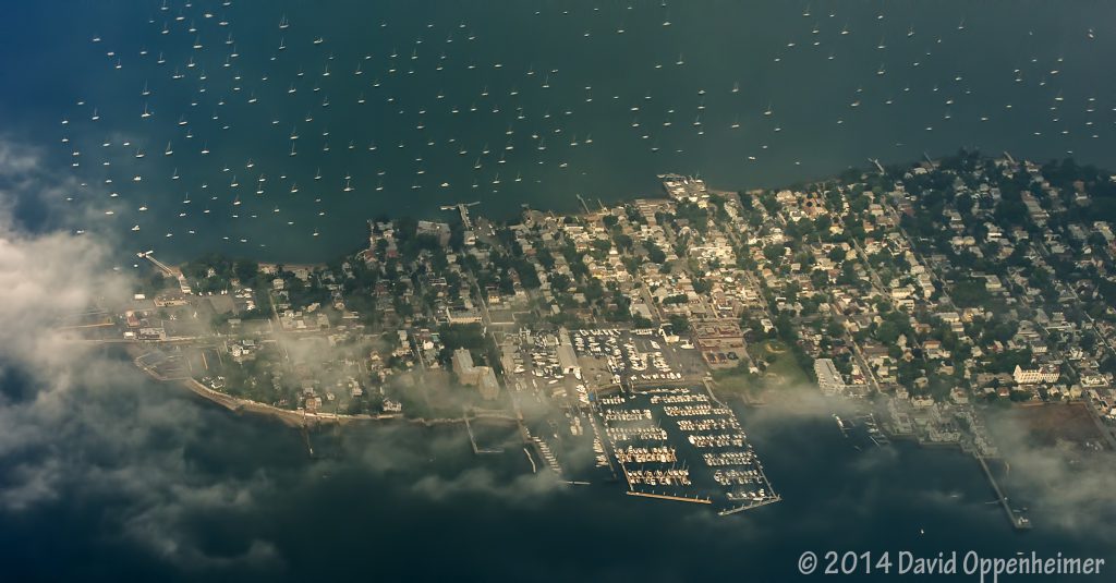 City Island in Bronx, New York Aerial Photo