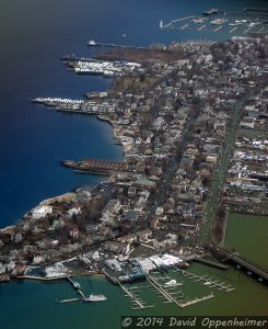 City Island in Bronx, New York Aerial Photo