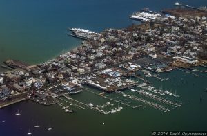 City Island in Bronx, New York Aerial Photo