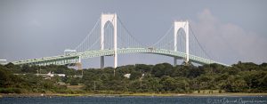 Claiborne Pell Newport Bridge in Rhode Island