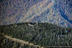 Clingmans Dome Observation Tower in the Great Smoky Mountains National Park
