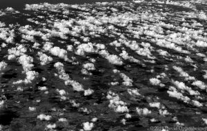 Clouds over Southern Cuba Aerial Photo