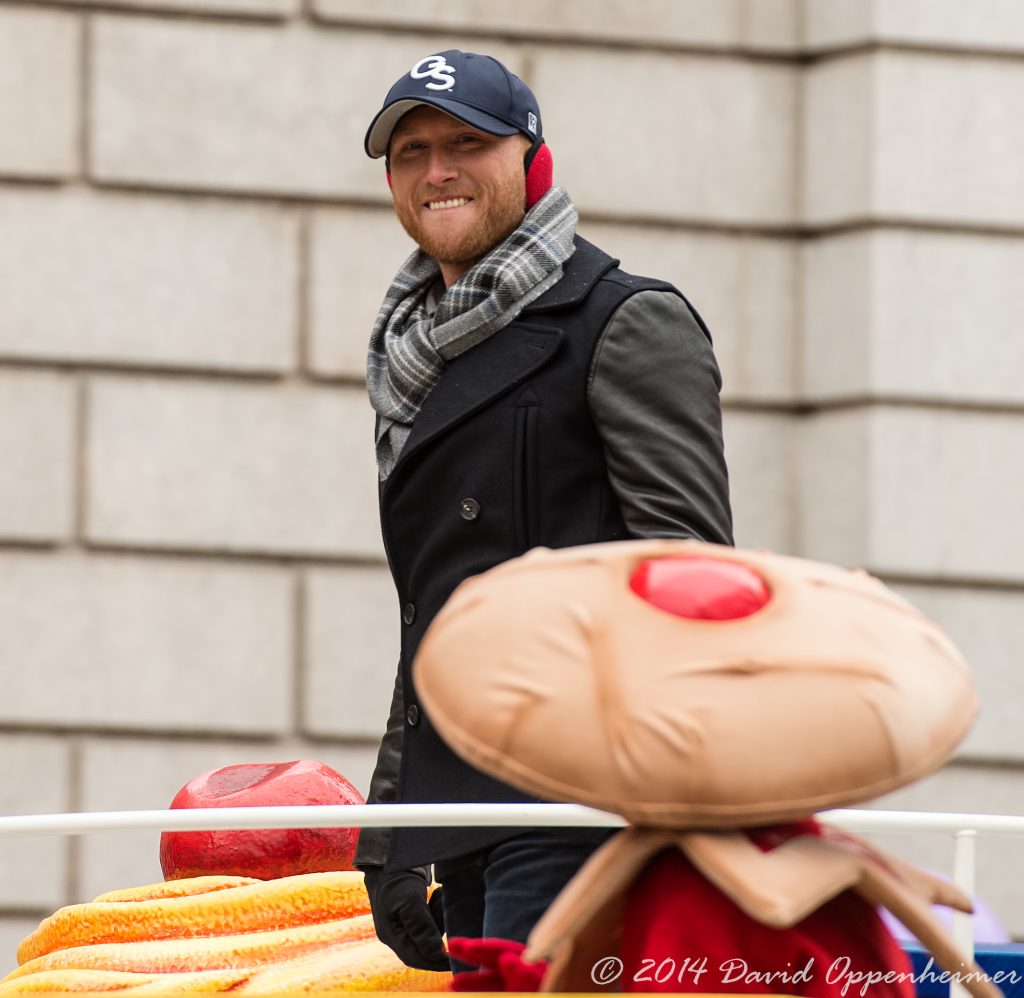 Cole Swindell at Macy’s Thanksgiving Day Parade