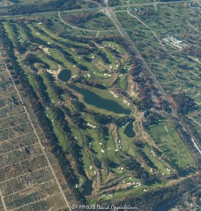 Colonial Springs Golf Club Golf Course in Farmingdale, New York Aerial View