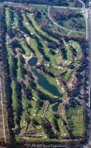 Colonial Springs Golf Club Golf Course in Farmingdale, New York Aerial View