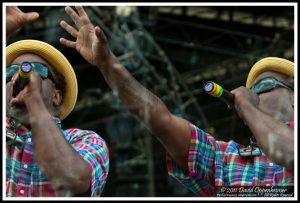 Cory Glover with Galactic at Bonnaroo