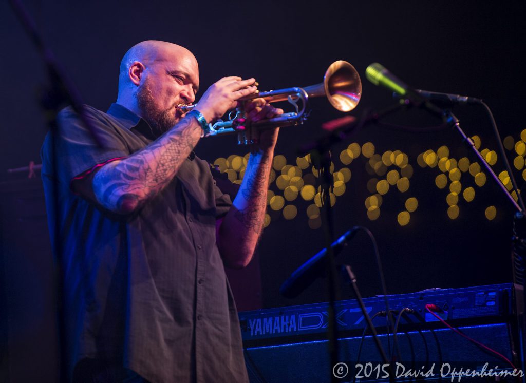 Craig Sorrells with The Revivalists at the Warren Hayens Christmas Jam