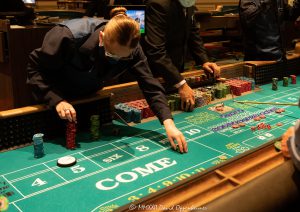 Craps Table Gambling at Bellagio Hotel & Casino