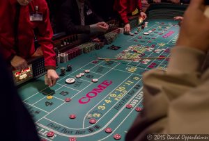 Craps Table at Harrah's Cherokee Casino Resort and Hotel
