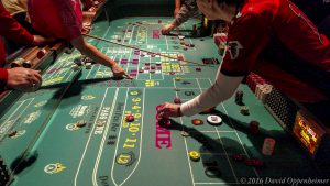 Craps Table at Harrah's Cherokee Casino Resort