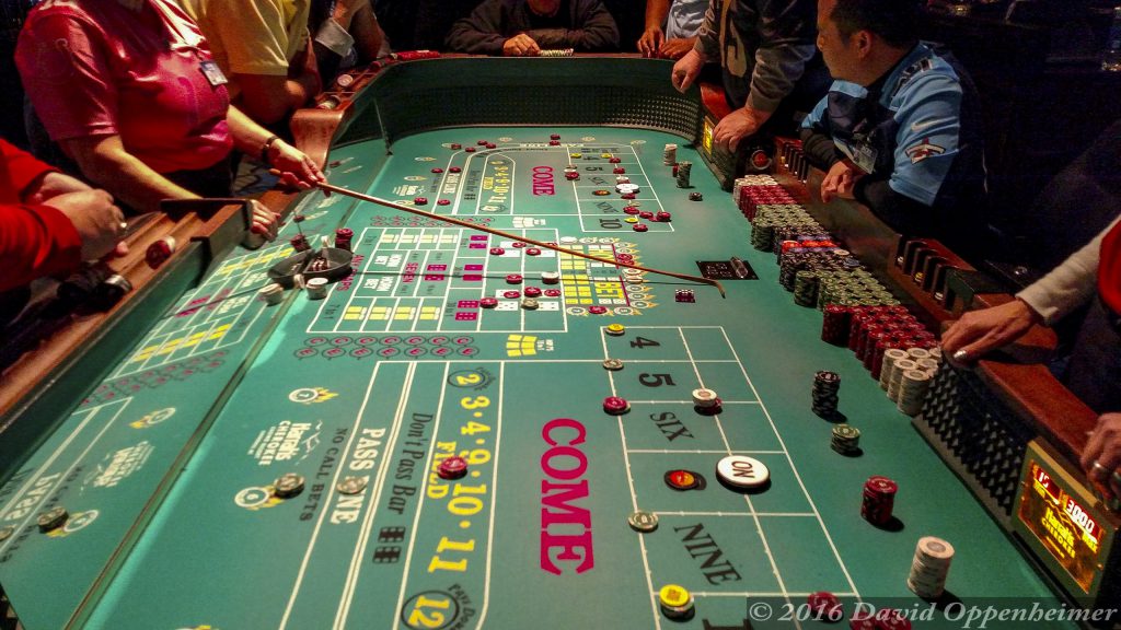 Craps Table at Harrah's Cherokee Casino Resort