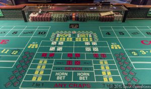 Craps Table at Harrah's Cherokee Casino Resort and Hotel