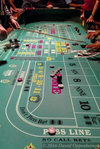 Craps Table at Harrah's Cherokee Casino Resort