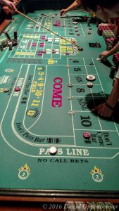 Craps Table at Harrah's Cherokee Casino Resort