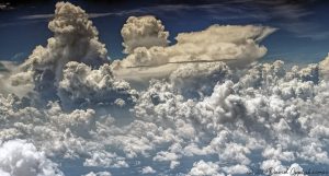 Cumulonimbus Clouds over Atlanta Georgia Aerial