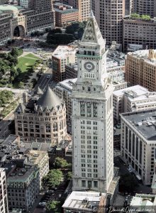 Boston Custom House Tower Aerial