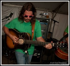 Dave Bruzza with Greensky Bluegrass at Bonnaroo Music Festival