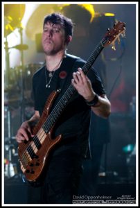 Stefan Lessard with the Dave Matthews Band at Bonnaroo Music Festival 2010