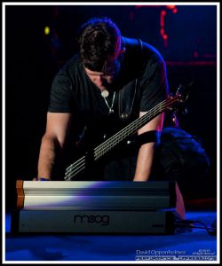 Stefan Lessard with the Dave Matthews Band at Bonnaroo Music Festival 2010