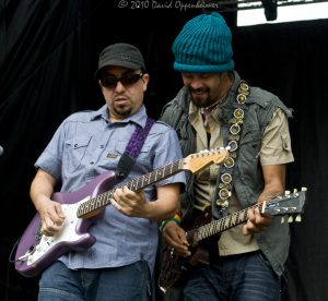 Dave Shul and Michael Franti with Michael Franti & Spearhead