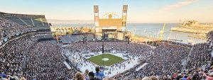 Deadheads at Dead & Company Final Tour at Oracle Park in San Francisco Deadheads at Dead & Company Final Tour at Oracle Park stadium in San Francisco, California on July 15, 2023 - © 2024 David Oppenheimer - Performance Impressions photography archives - https://performanceimpressions.com Dead & Company, Dead & Company Final Tour, Final Tour, tour, Oracle Park, Grateful Dead, crowd, entrance, enter, stadium, baseball field, baseball diamond, San Francisco Bay, field, seats, bleachers, seating, hippies, San Francisco, people, fans, deadheads, packed, packed crowd, California, line, SoMA, building, architecture, baseball stadium, Willie Mays Plaza, 94107, Populous, HOK Sport, HOK Sport Venue Event, outside, O’Doul Gate, Lefty O'Doul Gate, Third Street, gate, concert, concert photography, David Oppenheimer, 1-13985601741,