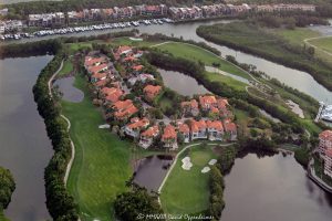 Deering Bay Yacht & Country Club Golf Course Aerial View