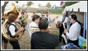 The Del McCoury Band and the Preservation Hall Jazz Band Backstage at Bonnaroo