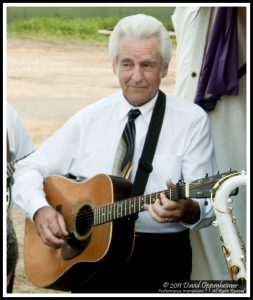 The Del McCoury Band and the Preservation Hall Jazz Band Backstage at Bonnaroo